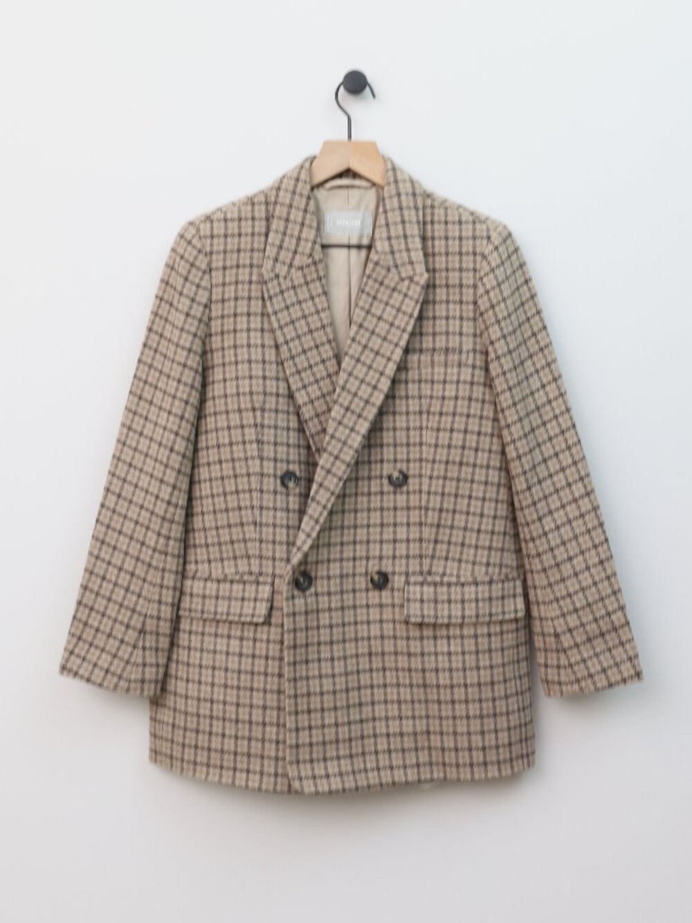Everlane ReWool Double-Breasted Blazer Brown Size 2 - Picture 2 of 4